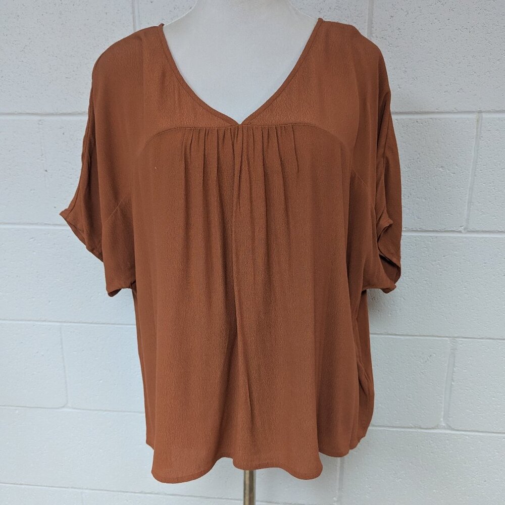 Madewell Flowy Hi/Low Blouse, Medium